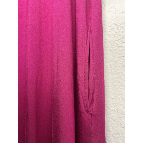 Catherines NWT Magenta Eyelet Trim Short Sleeve Dress Womens Plus Size 1X - Picture 8 of 12